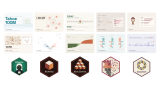 Ten illustrated application cards on the top two rows, and below them the five package hex stickers: biobouncer, biohttp, bioclients, plotomics, and biocohort.
