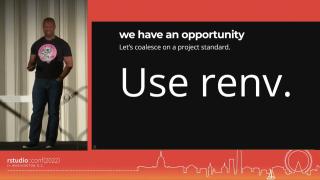 E. David Aja | You should be using renv | RStudio (2022)