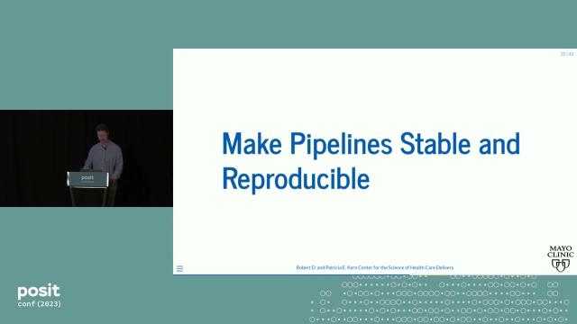 Using R to develop production modeling workflows at Mayo Clinic - posit::conf(2023)